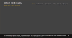 Desktop Screenshot of europeimmoconseil.com